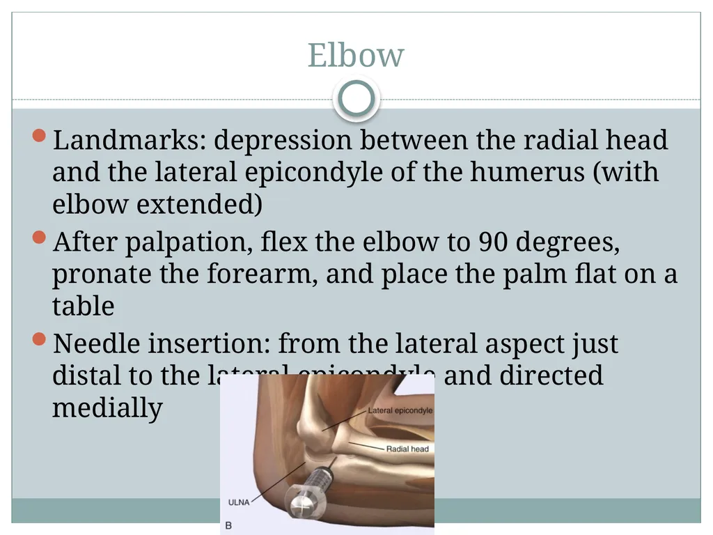ORTHO CURRICULUM Procedures: Arthrocentesis - slide 8 of 12