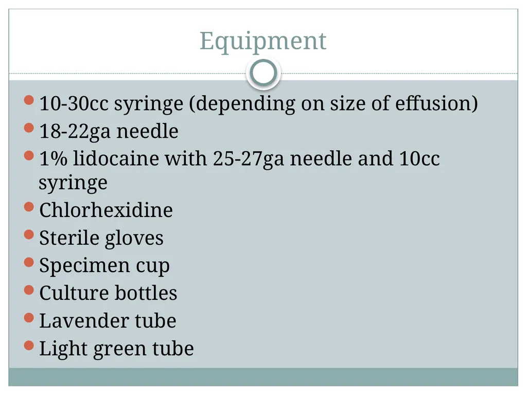ORTHO CURRICULUM Procedures: Arthrocentesis - slide 4 of 12
