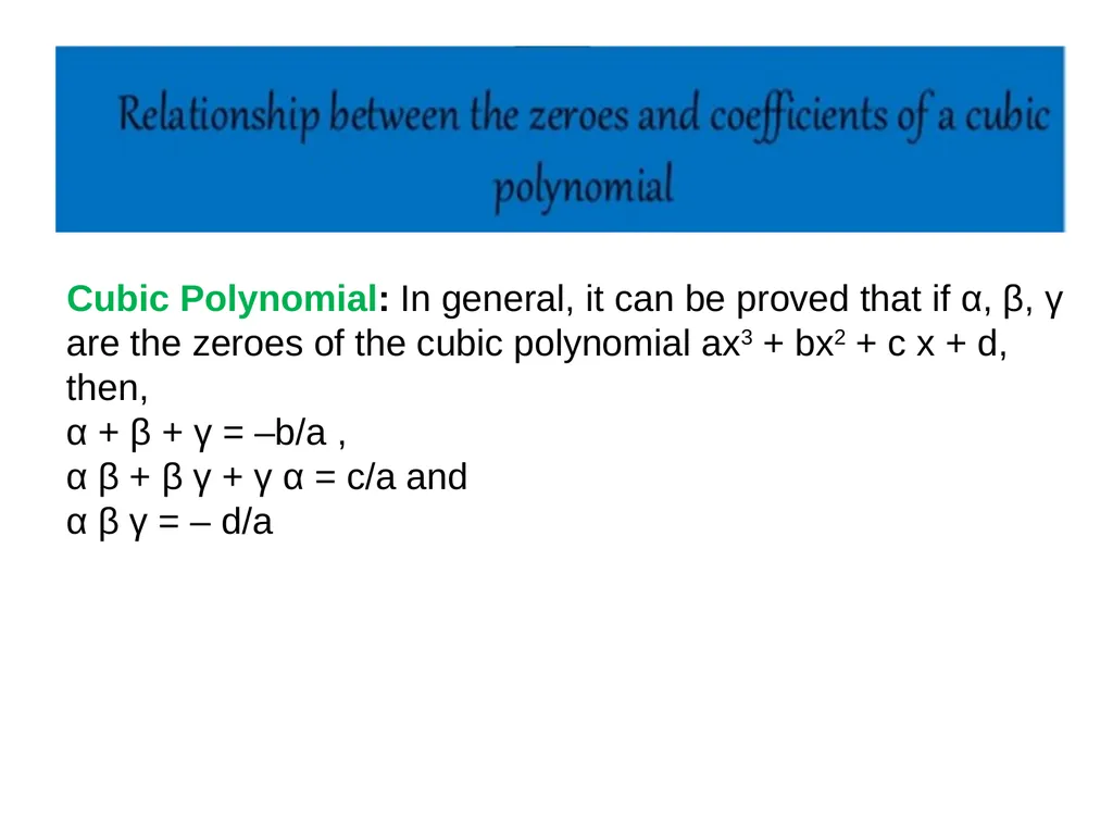 CHAPTER 2 POLYNOMIALS (1) Polynomial : The - slide 9 of 17