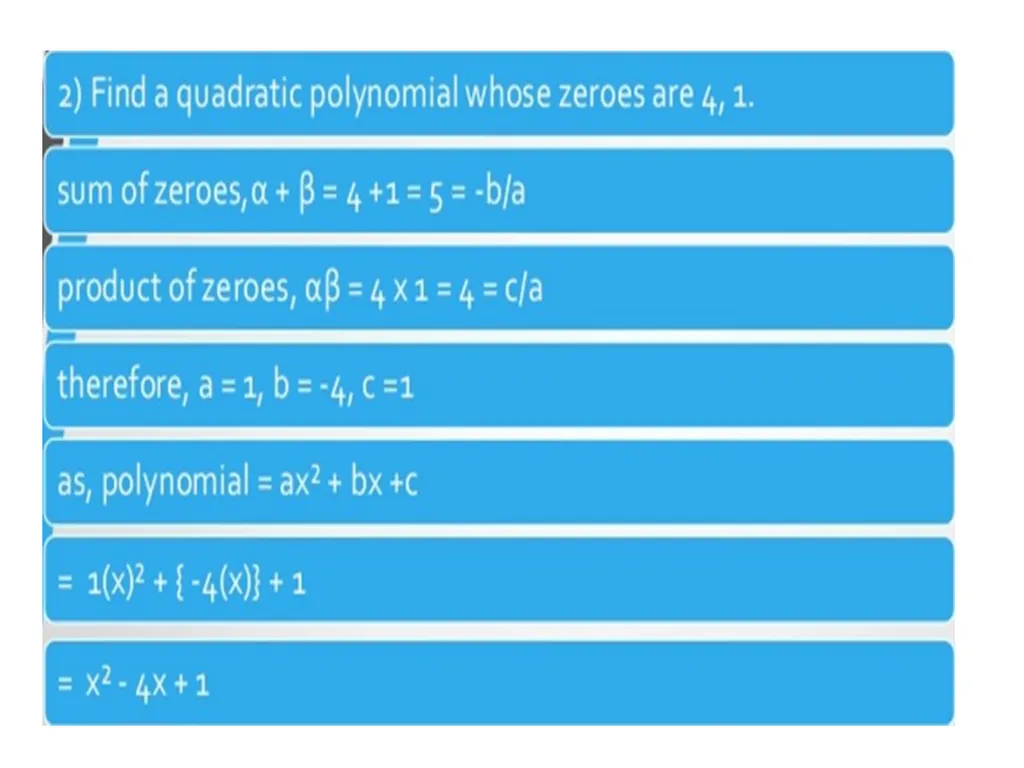 CHAPTER 2 POLYNOMIALS (1) Polynomial : The - slide 15 of 17