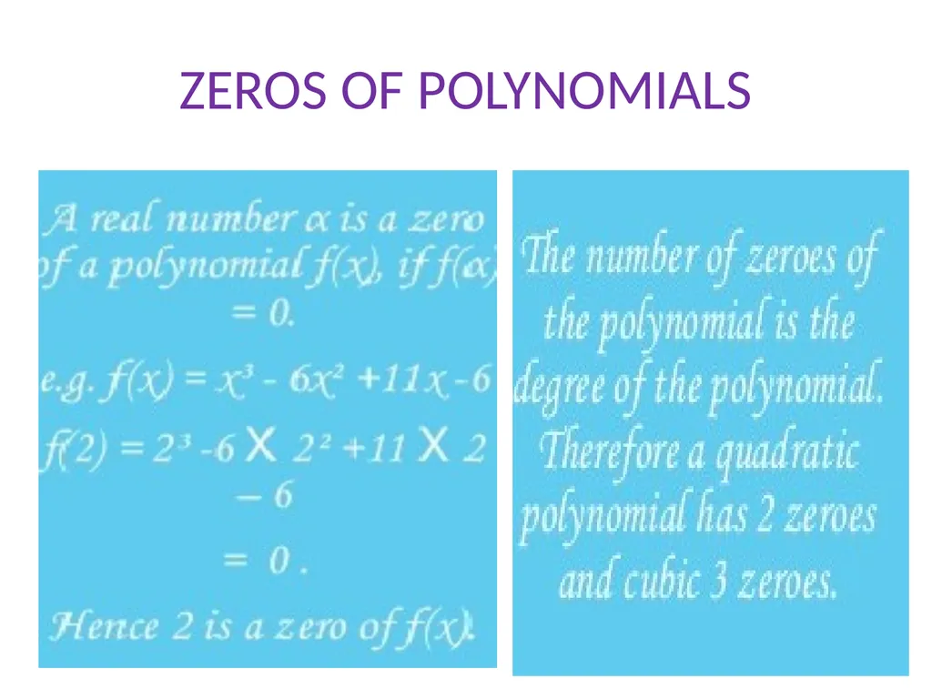 CHAPTER 2 POLYNOMIALS (1) Polynomial : The - slide 5 of 17