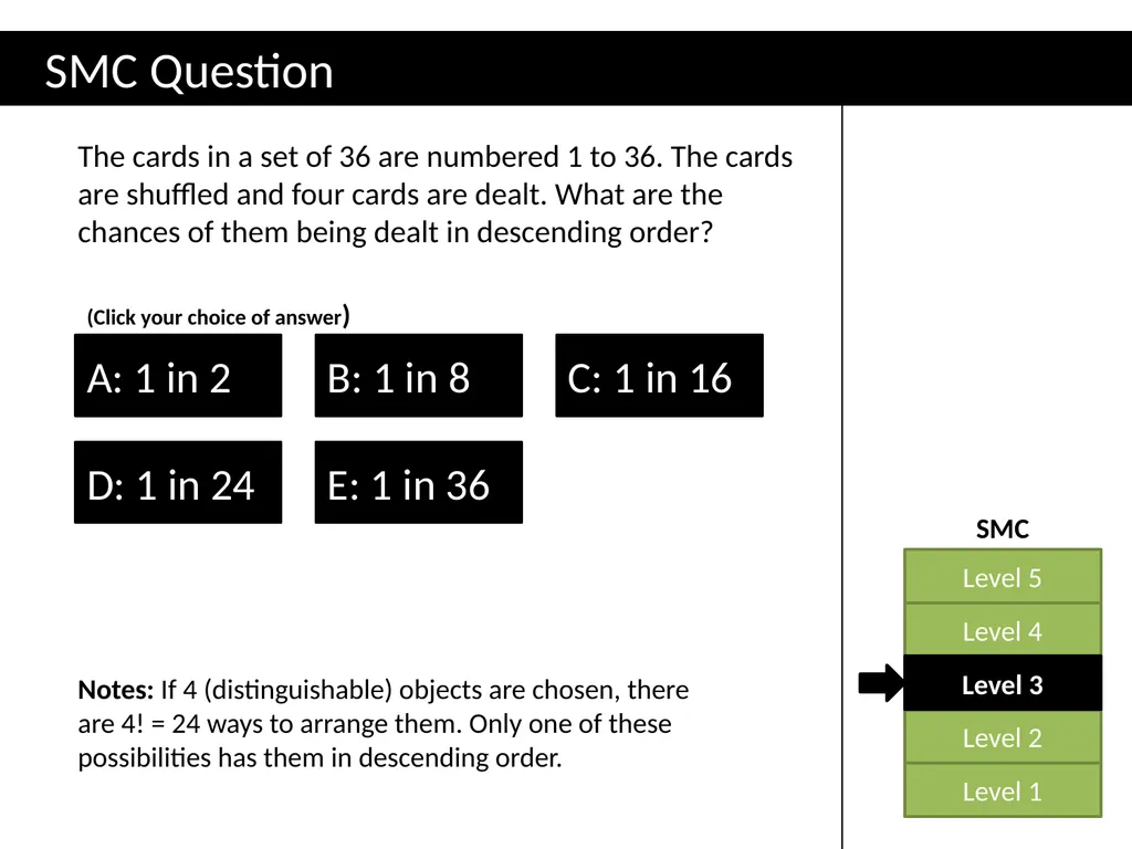 Topic 1: Combinatorics Dr J Frost - slide 15 of 75