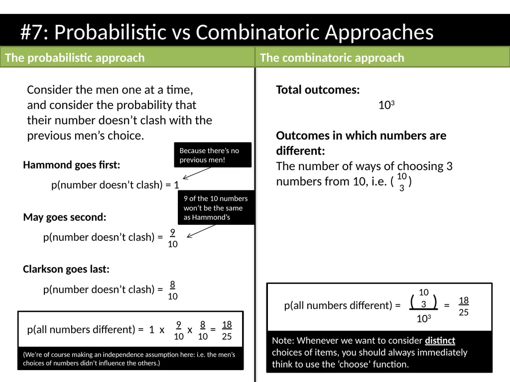 Topic 1: Combinatorics Dr J Frost - slide 26 of 75