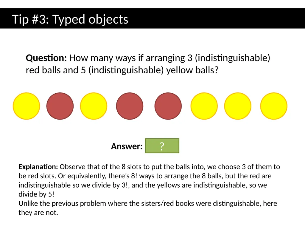 Topic 1: Combinatorics Dr J Frost - slide 38 of 75