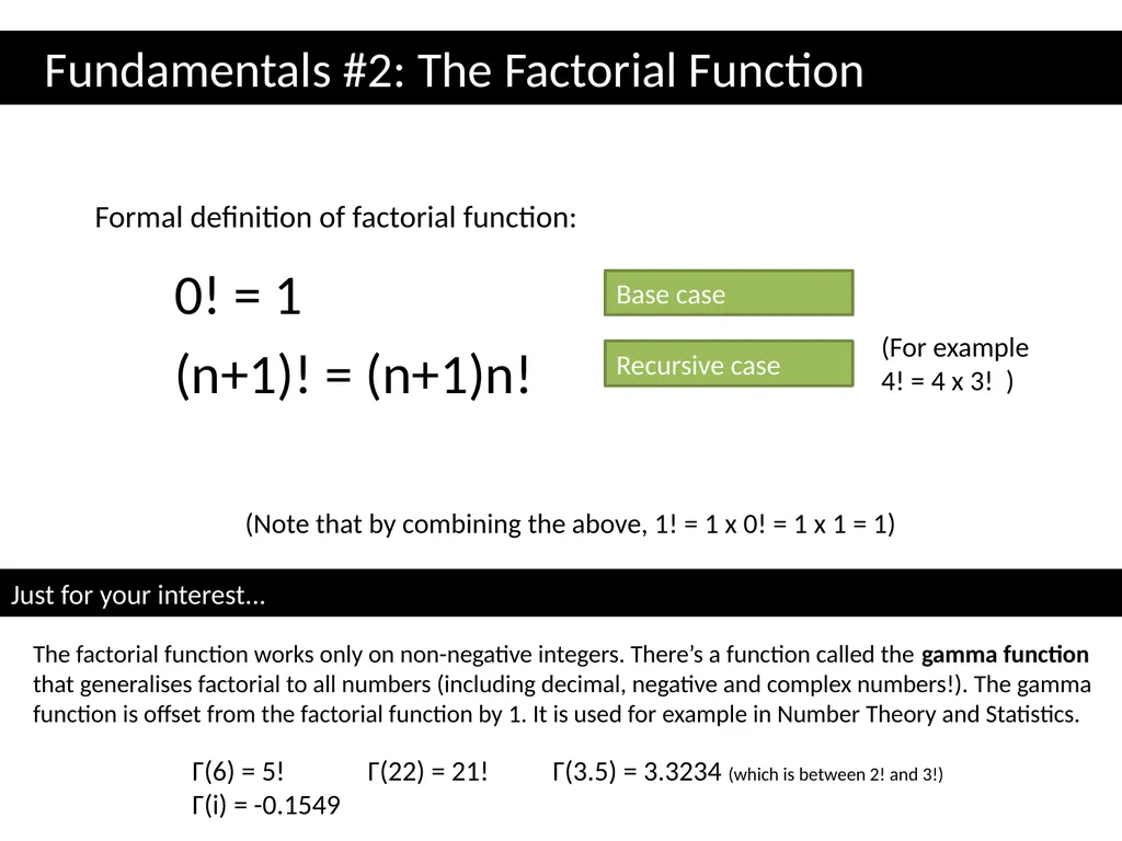 Topic 1: Combinatorics Dr J Frost - slide 13 of 75