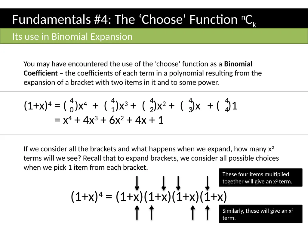 Topic 1: Combinatorics Dr J Frost - slide 20 of 75