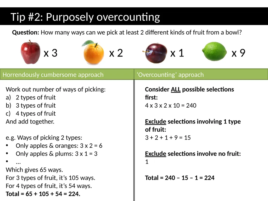 Topic 1: Combinatorics Dr J Frost - slide 33 of 75