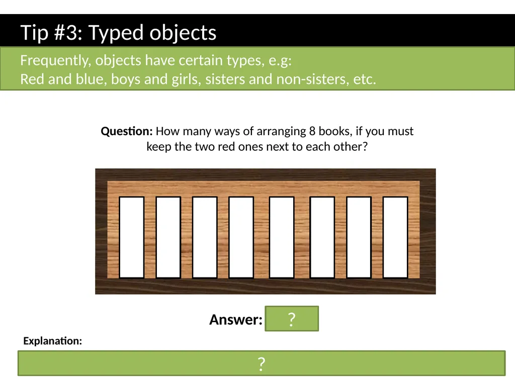 Topic 1: Combinatorics Dr J Frost - slide 34 of 75