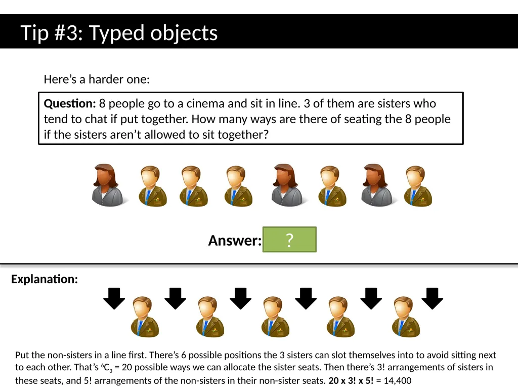 Topic 1: Combinatorics Dr J Frost - slide 36 of 75