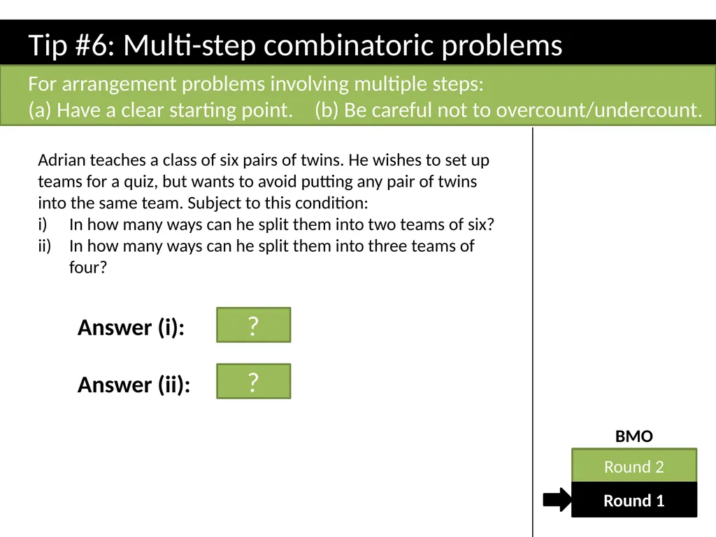 Topic 1: Combinatorics Dr J Frost - slide 43 of 75