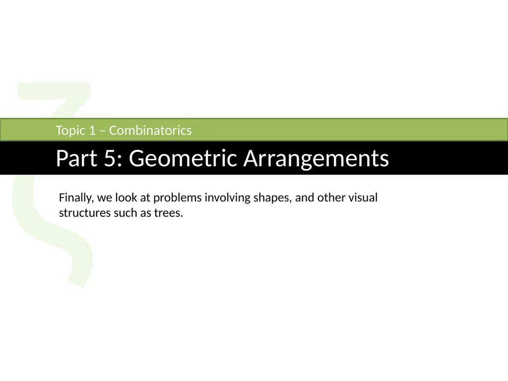 Topic 1: Combinatorics Dr J Frost - slide 68 of 75