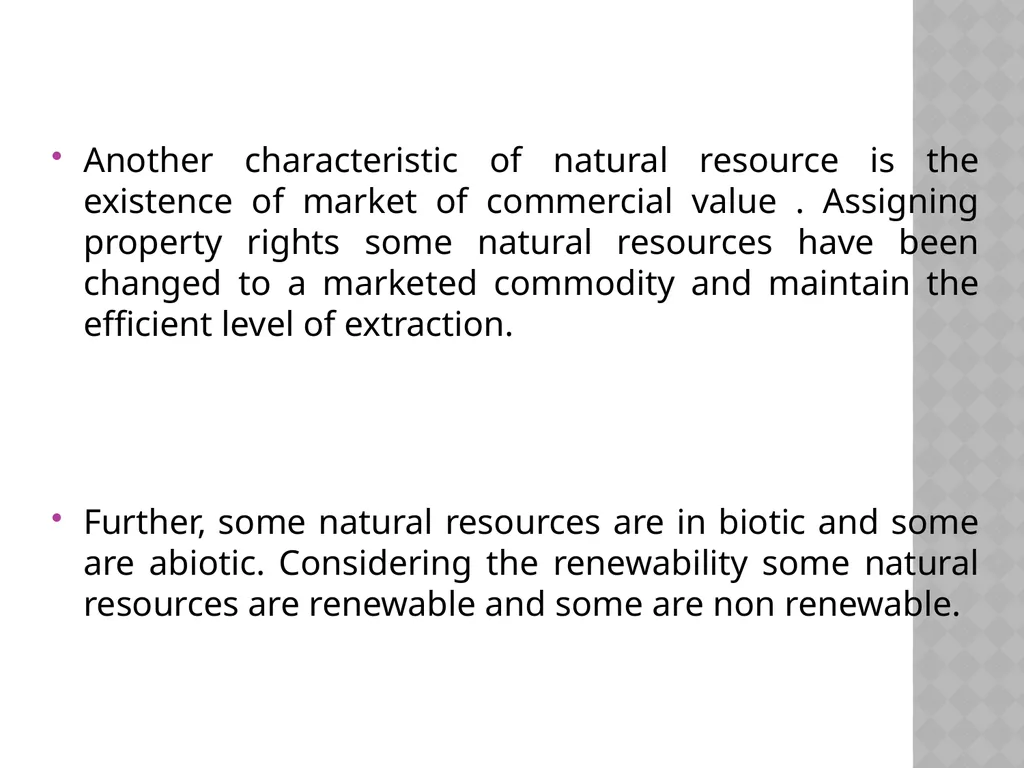 Paper: Economics of Natural Resources and - slide 5 of 6
