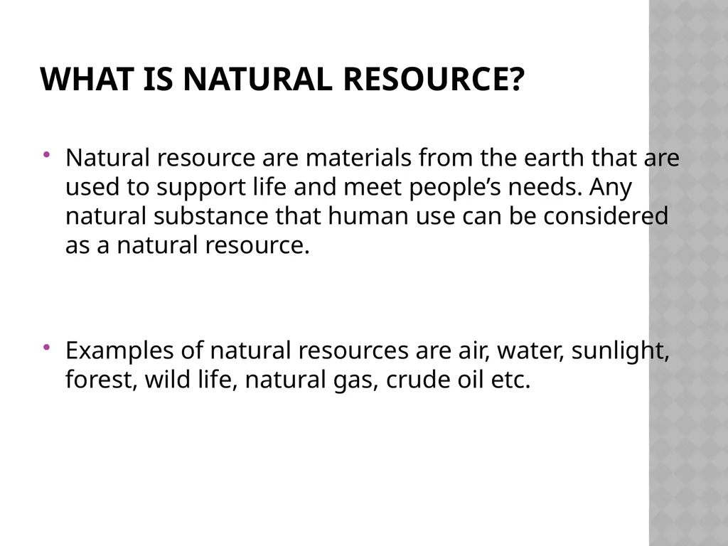 Paper: Economics of Natural Resources and - slide 2 of 6