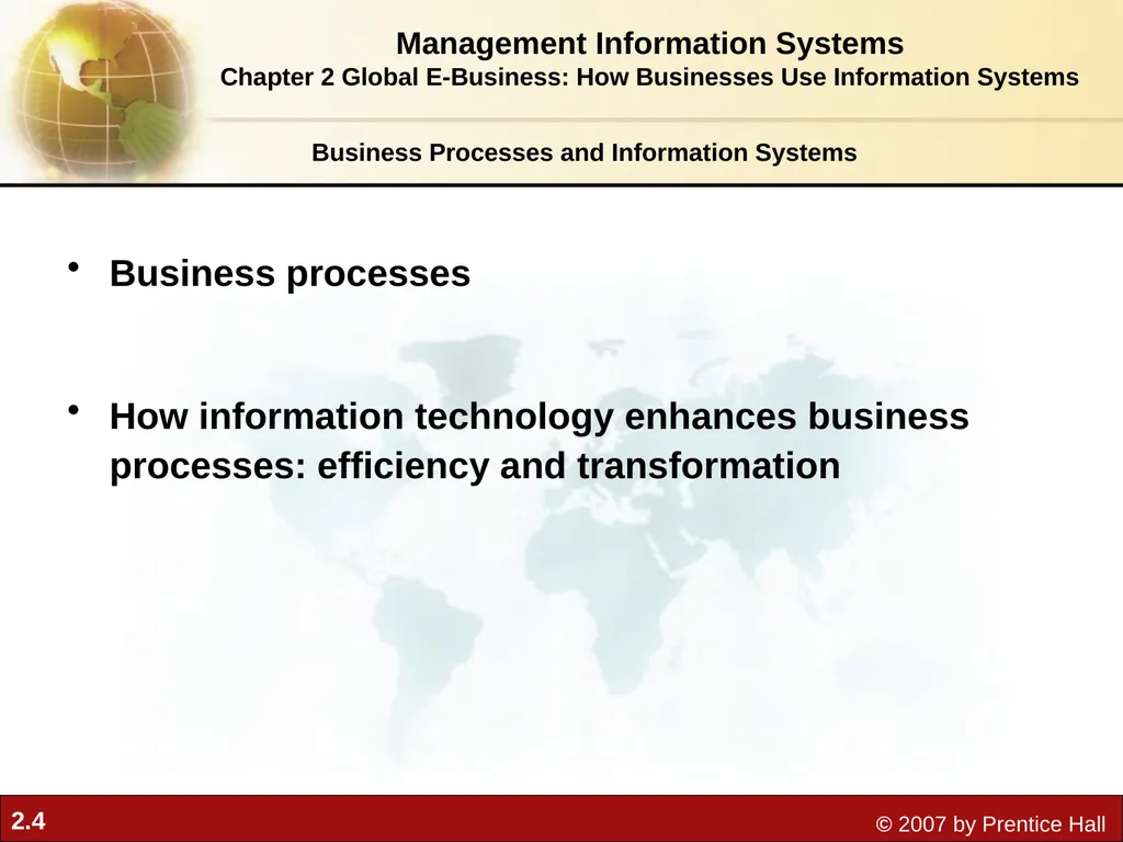 2 Chapter Global E-Business: How Businesses Use - slide 4 of 15