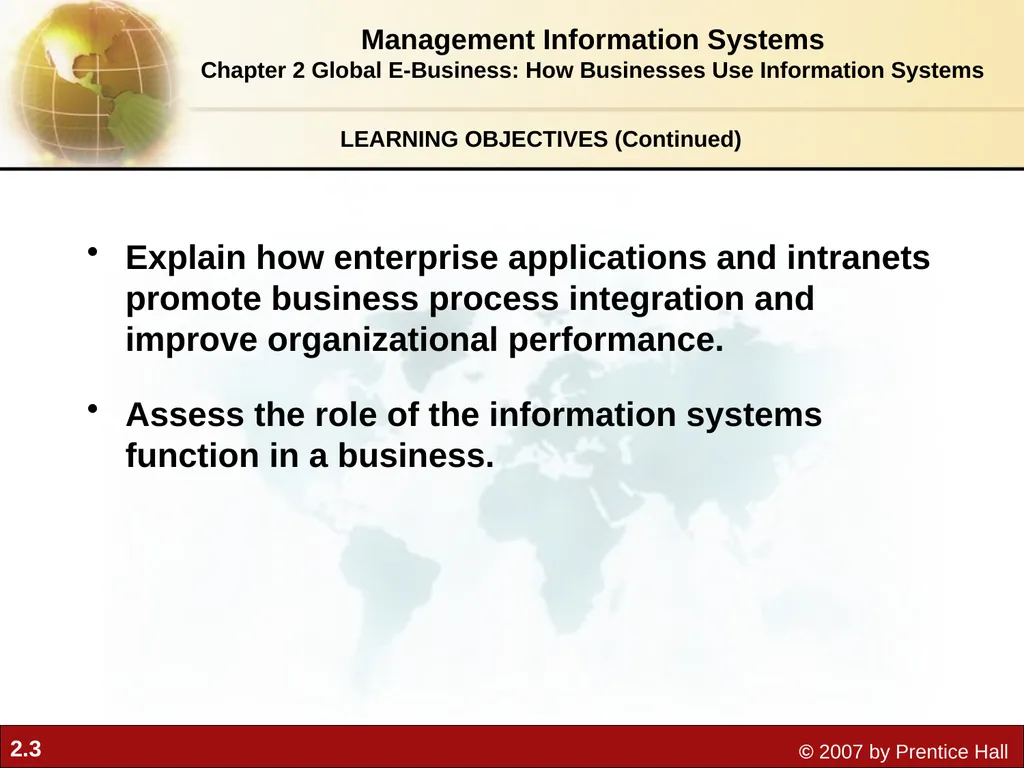2 Chapter Global E-Business: How Businesses Use - slide 3 of 15