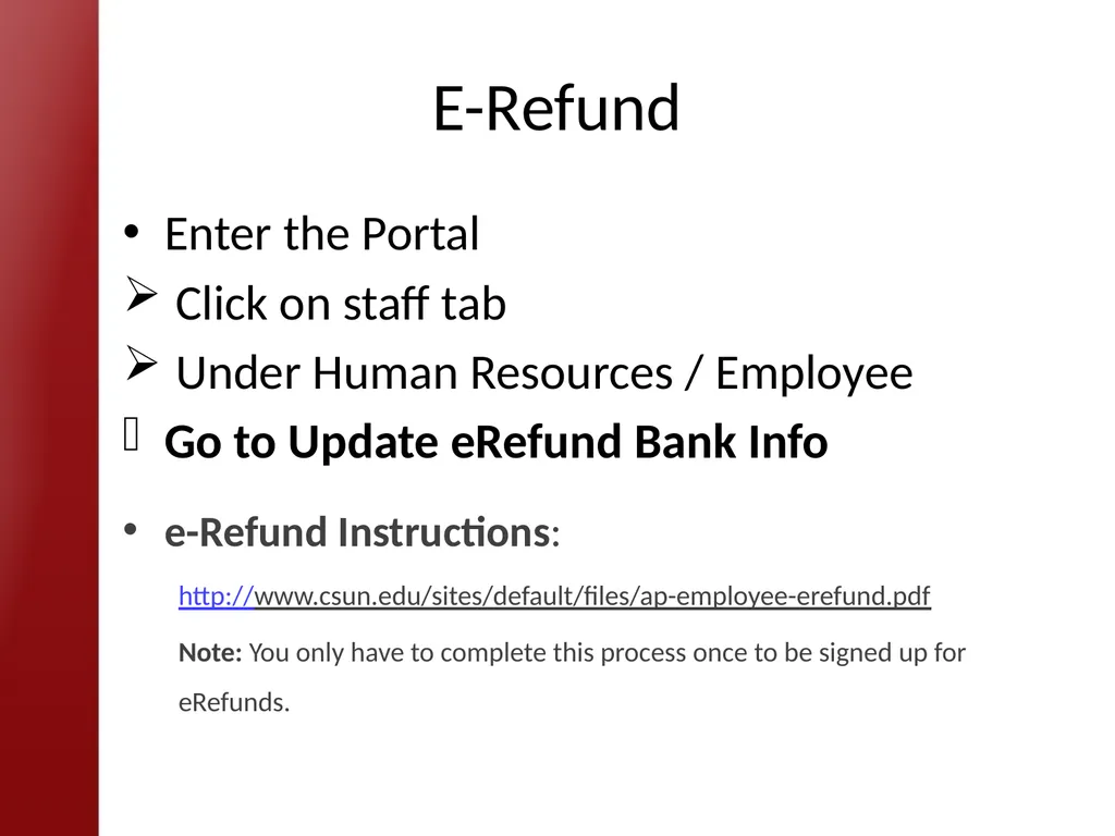 eTravel Authorization / Reimbursement Overview - slide 11 of 27