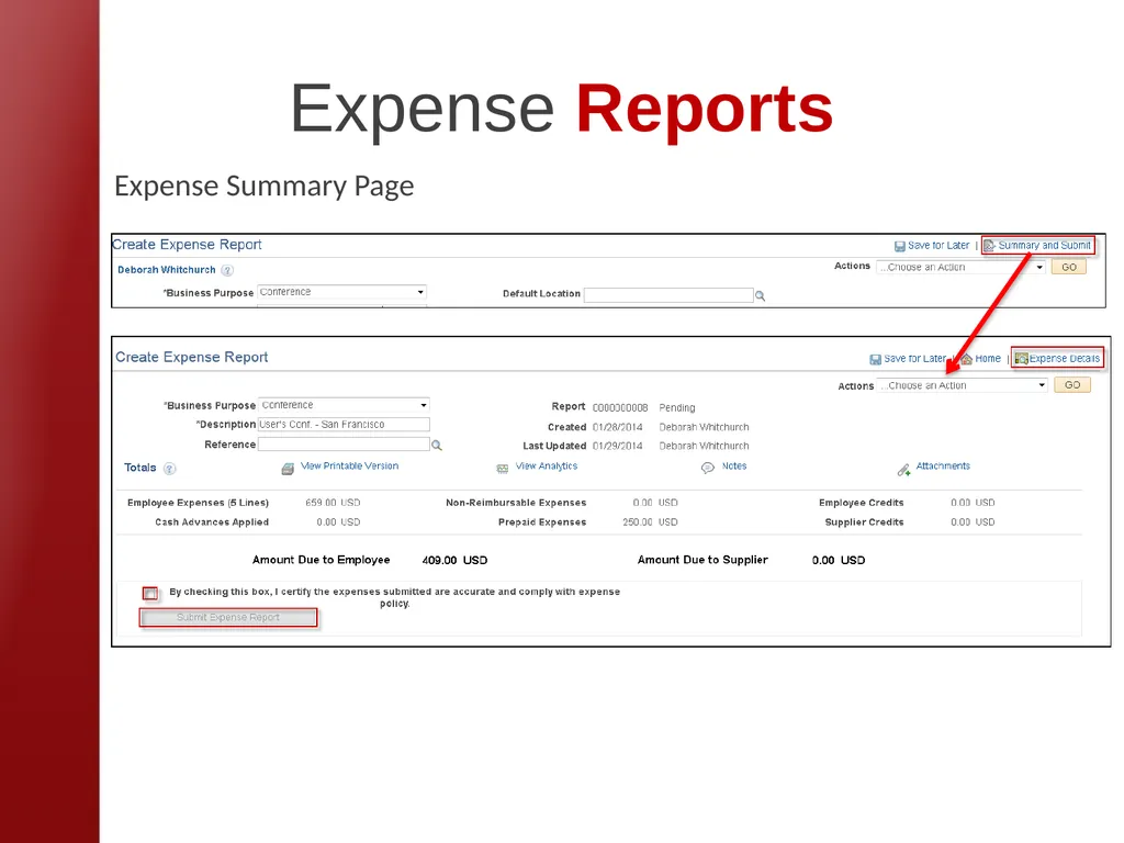 eTravel Authorization / Reimbursement Overview - slide 24 of 27