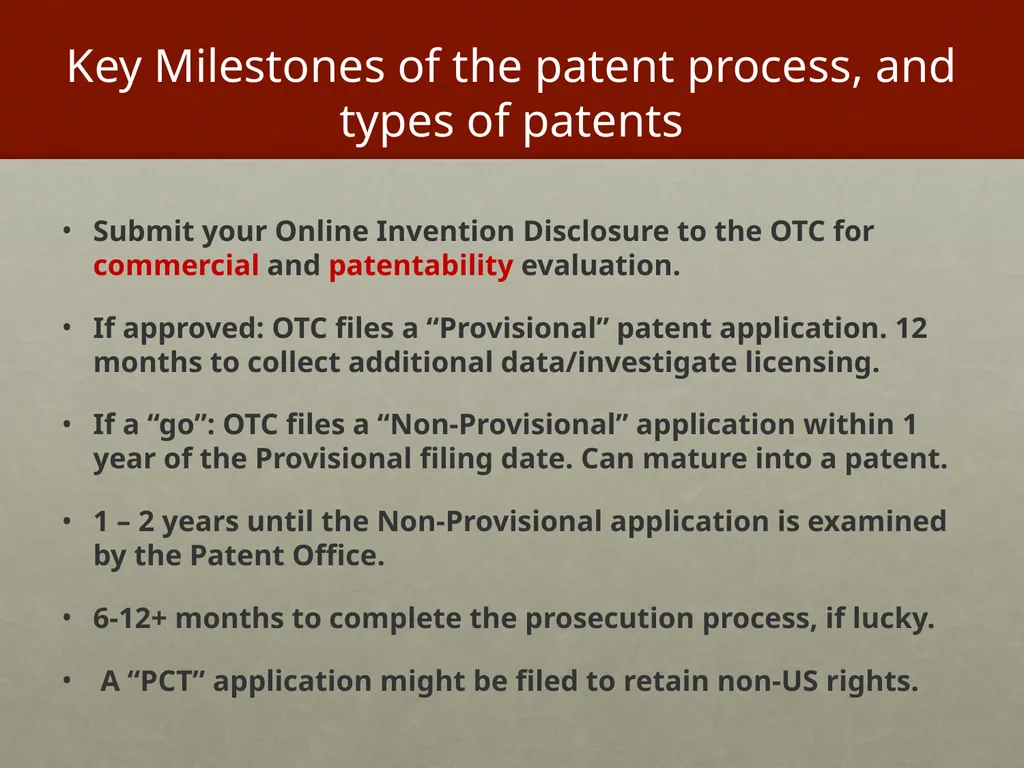 OTC OFFICE OF TECHNOLOGY COMMERCIALIZATION - slide 15 of 16