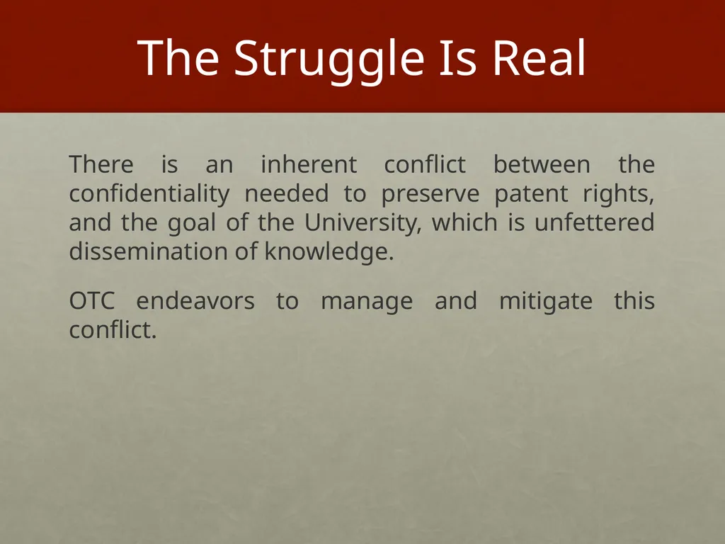 OTC OFFICE OF TECHNOLOGY COMMERCIALIZATION - slide 2 of 16