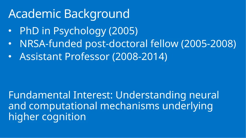 Stories from Industry: How can Cognitive Science - slide 4 of 29