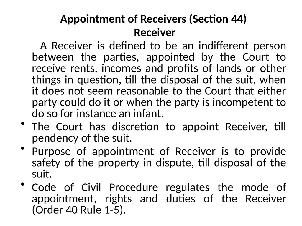How specific Reliefs are Given under Specific - slide 19 of 32