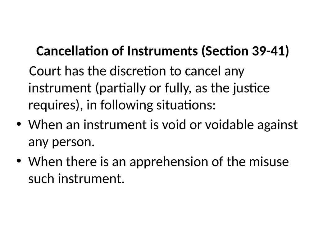 How specific Reliefs are Given under Specific - slide 25 of 32
