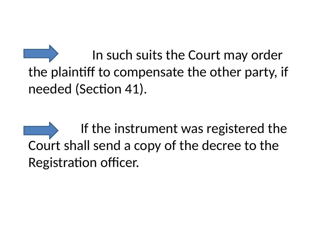 How specific Reliefs are Given under Specific - slide 26 of 32