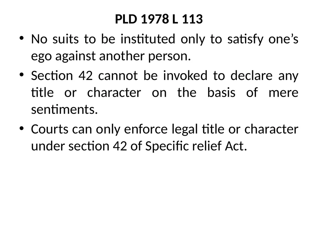How specific Reliefs are Given under Specific - slide 18 of 32