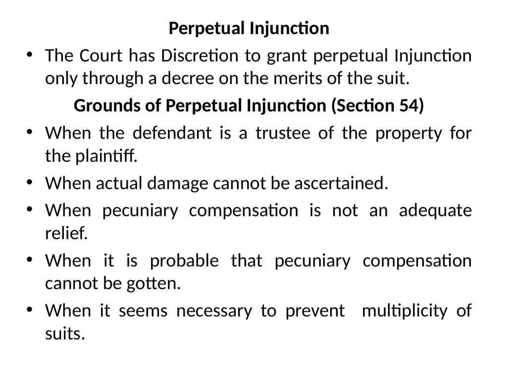 How specific Reliefs are Given under Specific - slide 12 of 32