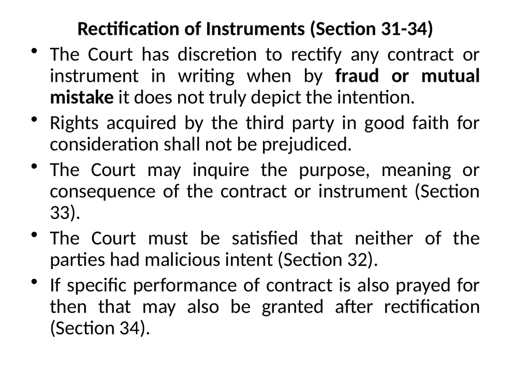 How specific Reliefs are Given under Specific - slide 22 of 32
