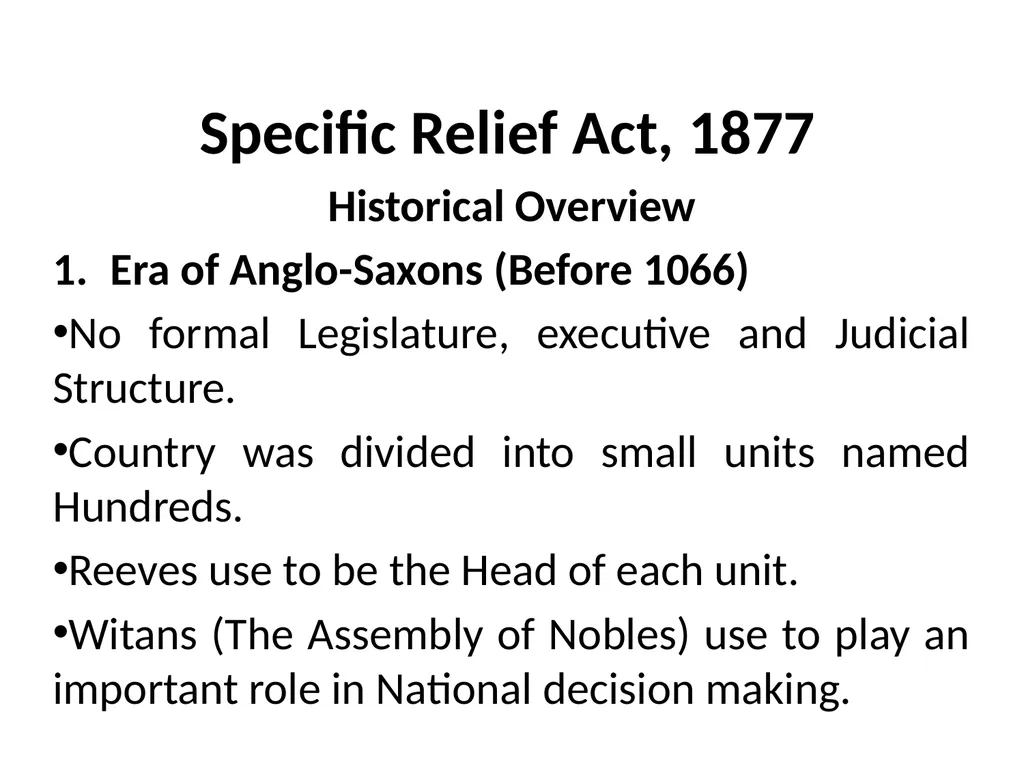 How specific Reliefs are Given under Specific - slide 2 of 32