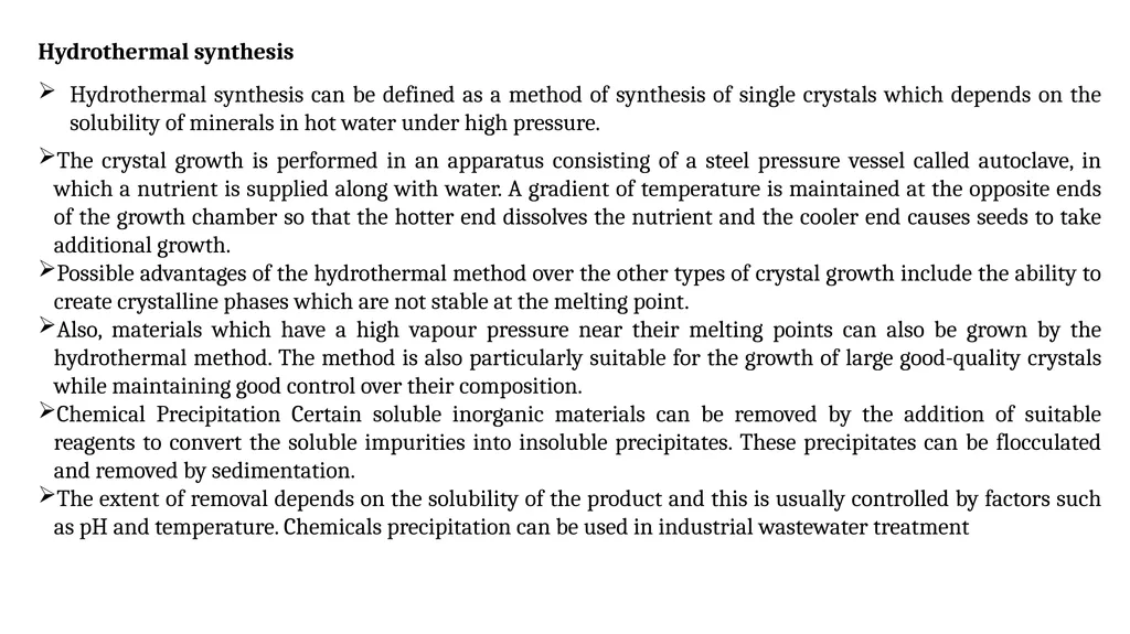 Synthesis of Nanomaterials Dr. B. Kavitha - slide 5 of 9