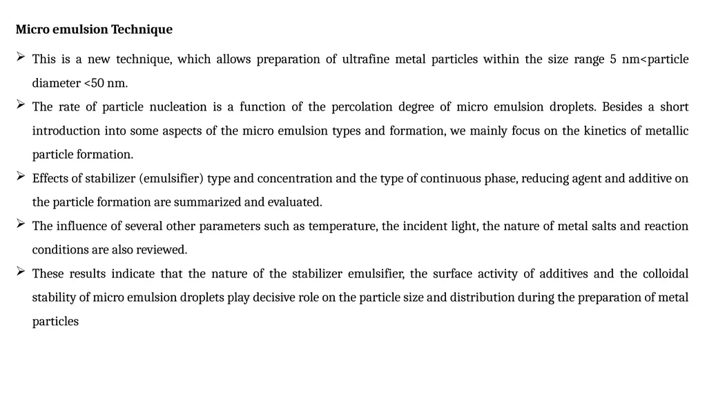 Synthesis of Nanomaterials Dr. B. Kavitha - slide 7 of 9
