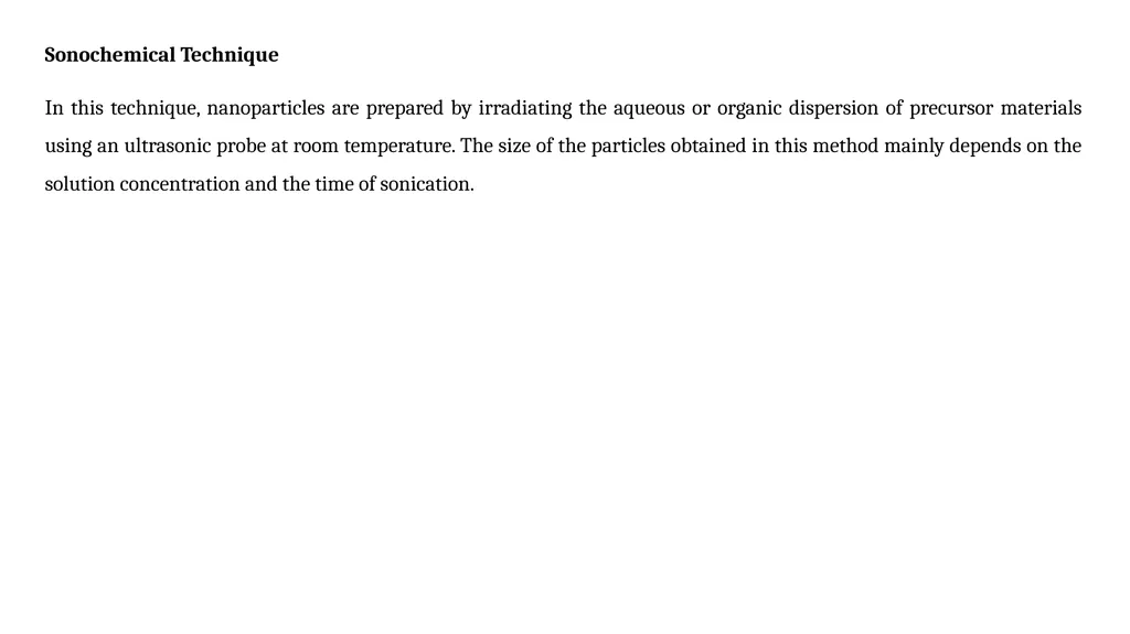 Synthesis of Nanomaterials Dr. B. Kavitha - slide 8 of 9