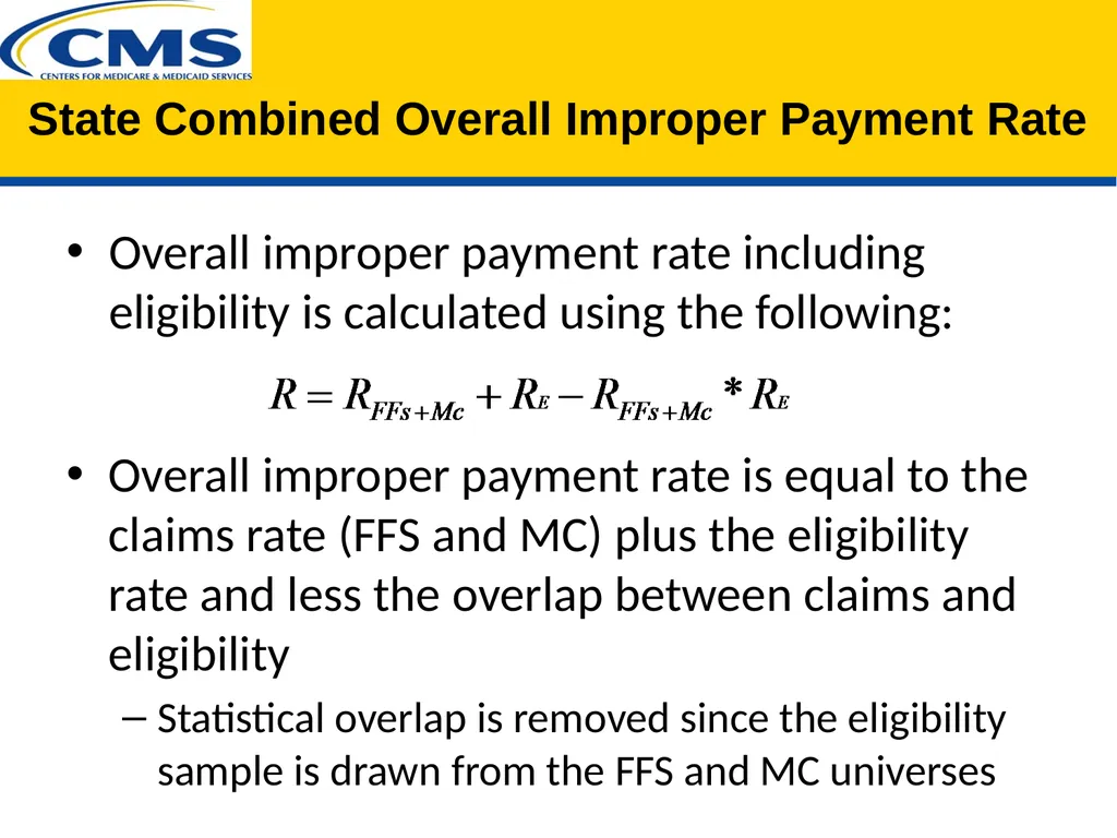 PERM Improper Payment Rate Calculation - slide 11 of 17