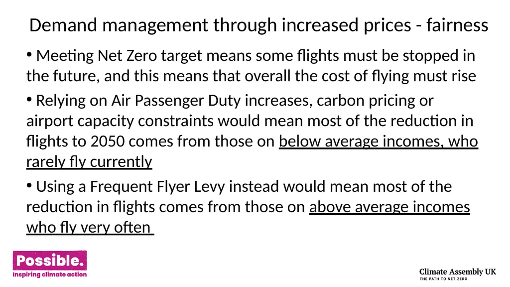 An understanding of how growth in demand for air - slide 14 of 15