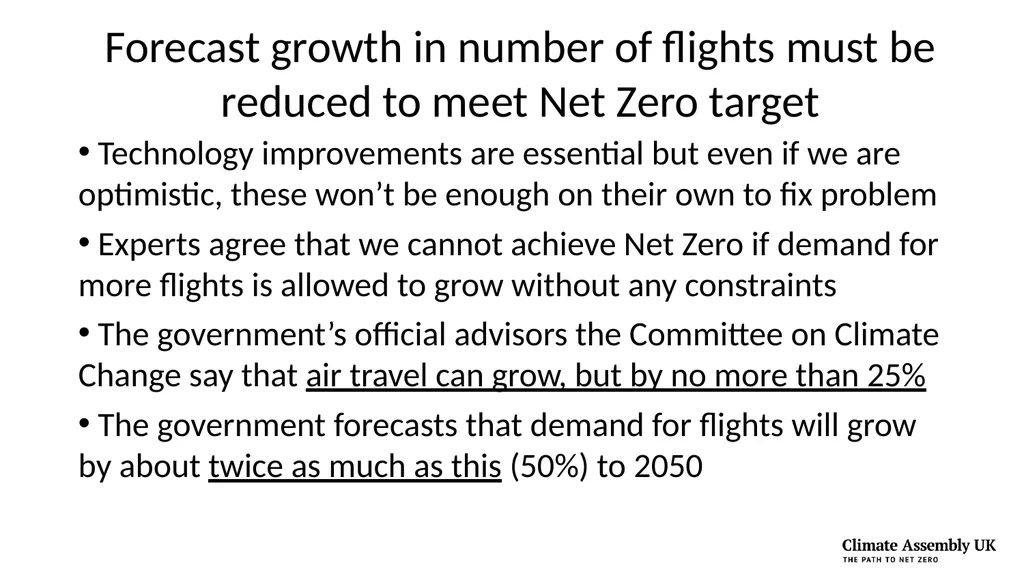 An understanding of how growth in demand for air - slide 2 of 15