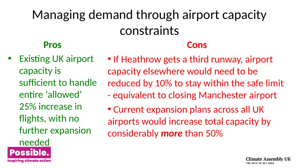 An understanding of how growth in demand for air - slide 12 of 15
