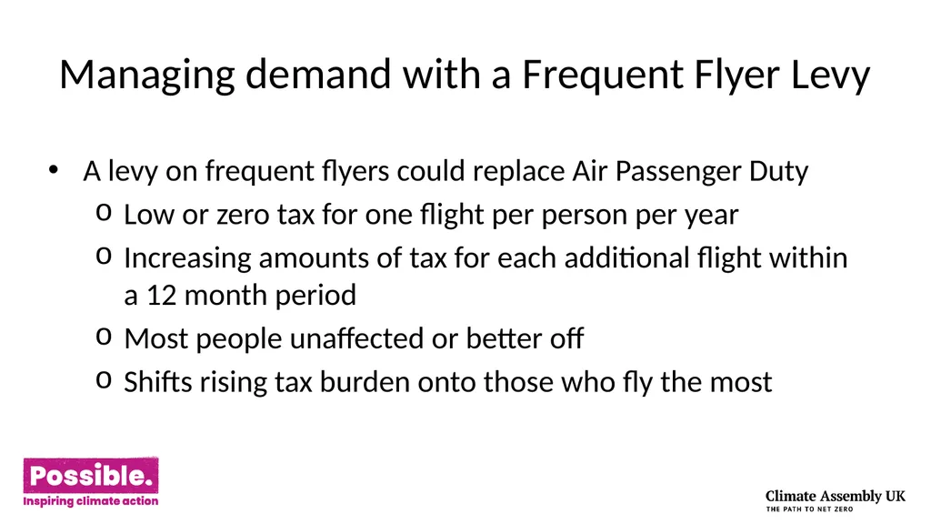 An understanding of how growth in demand for air - slide 13 of 15