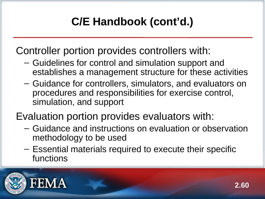 E133: OPERATIONS-BASED EXERCISE DESIGN AND - slide 60 of 71