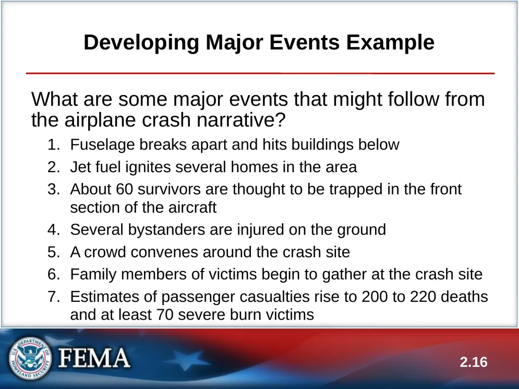 E133: OPERATIONS-BASED EXERCISE DESIGN AND - slide 16 of 71