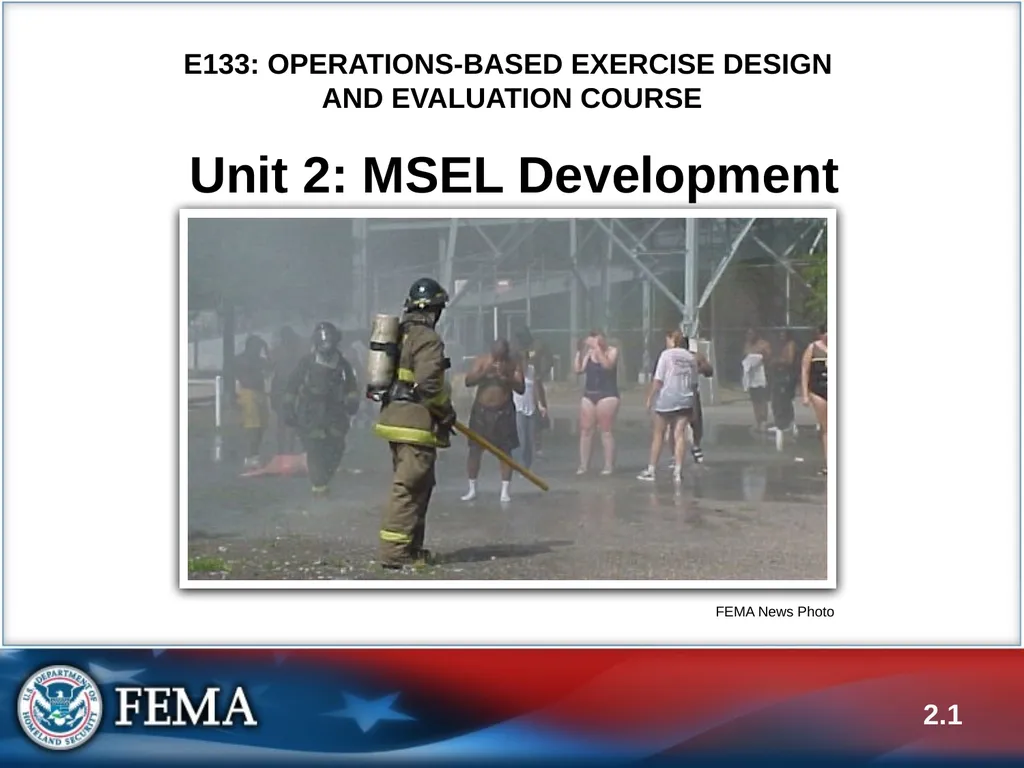 E133: OPERATIONS-BASED EXERCISE DESIGN AND - slide 1 of 71