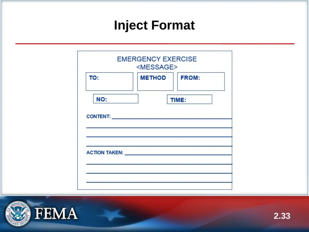 E133: OPERATIONS-BASED EXERCISE DESIGN AND - slide 33 of 71