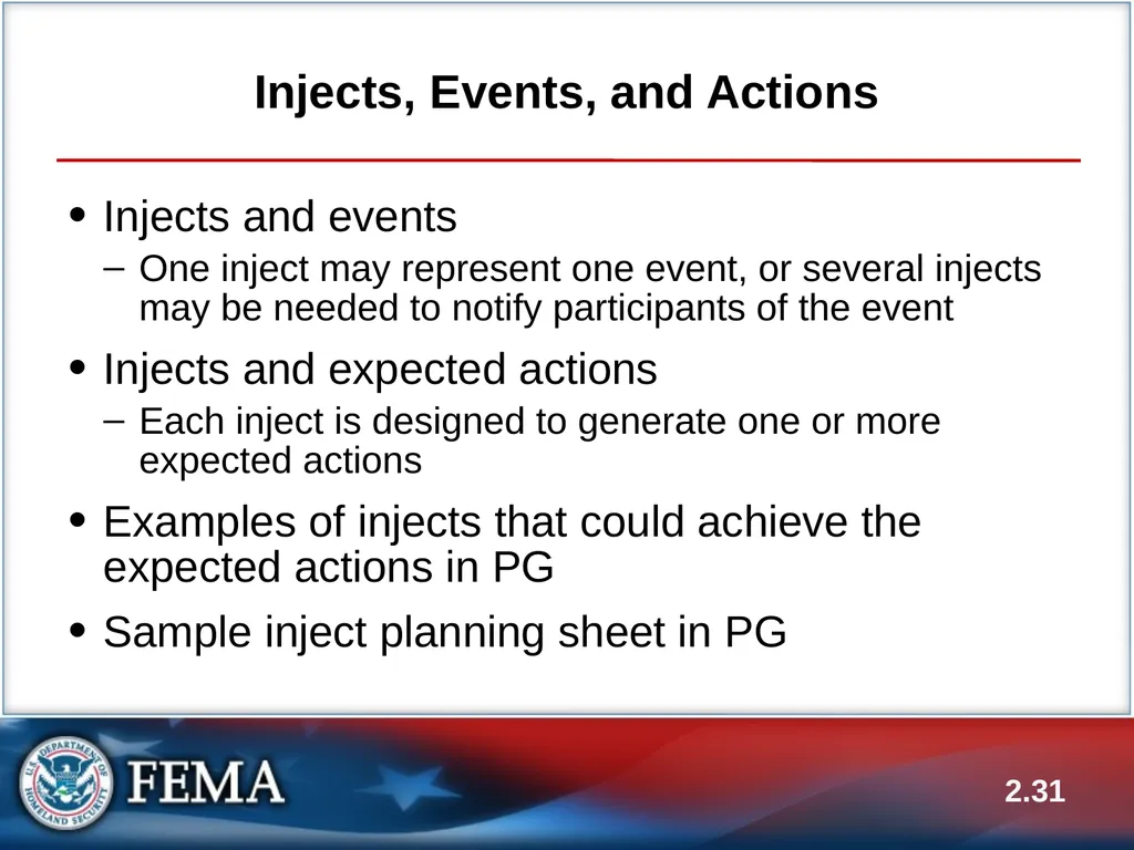 E133: OPERATIONS-BASED EXERCISE DESIGN AND - slide 31 of 71
