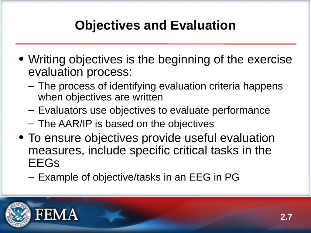 E133: OPERATIONS-BASED EXERCISE DESIGN AND - slide 7 of 71