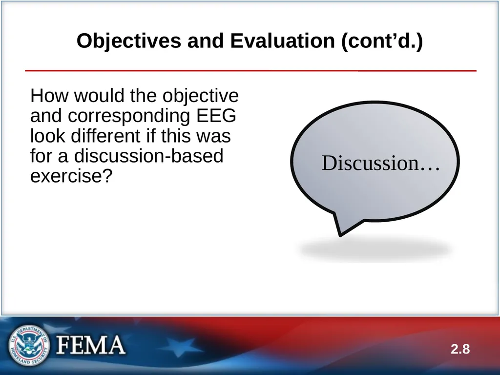E133: OPERATIONS-BASED EXERCISE DESIGN AND - slide 8 of 71