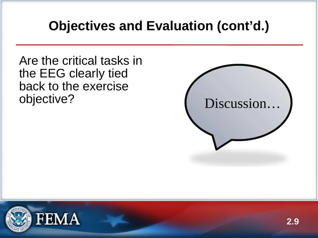 E133: OPERATIONS-BASED EXERCISE DESIGN AND - slide 9 of 71