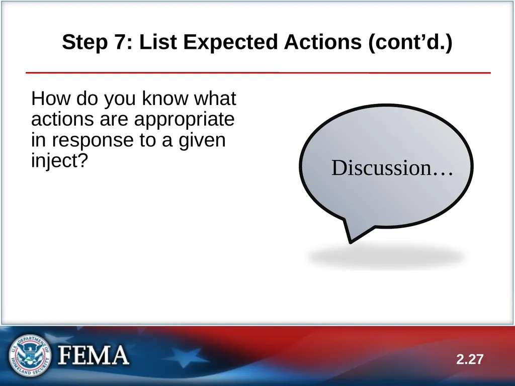 E133: OPERATIONS-BASED EXERCISE DESIGN AND - slide 27 of 71