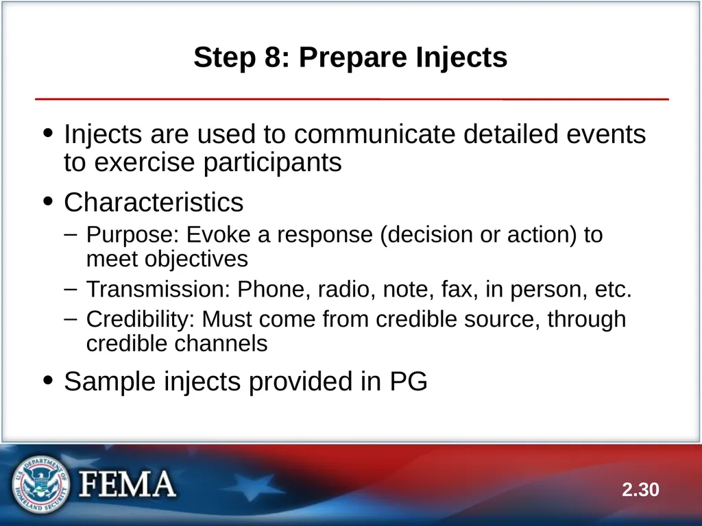 E133: OPERATIONS-BASED EXERCISE DESIGN AND - slide 30 of 71