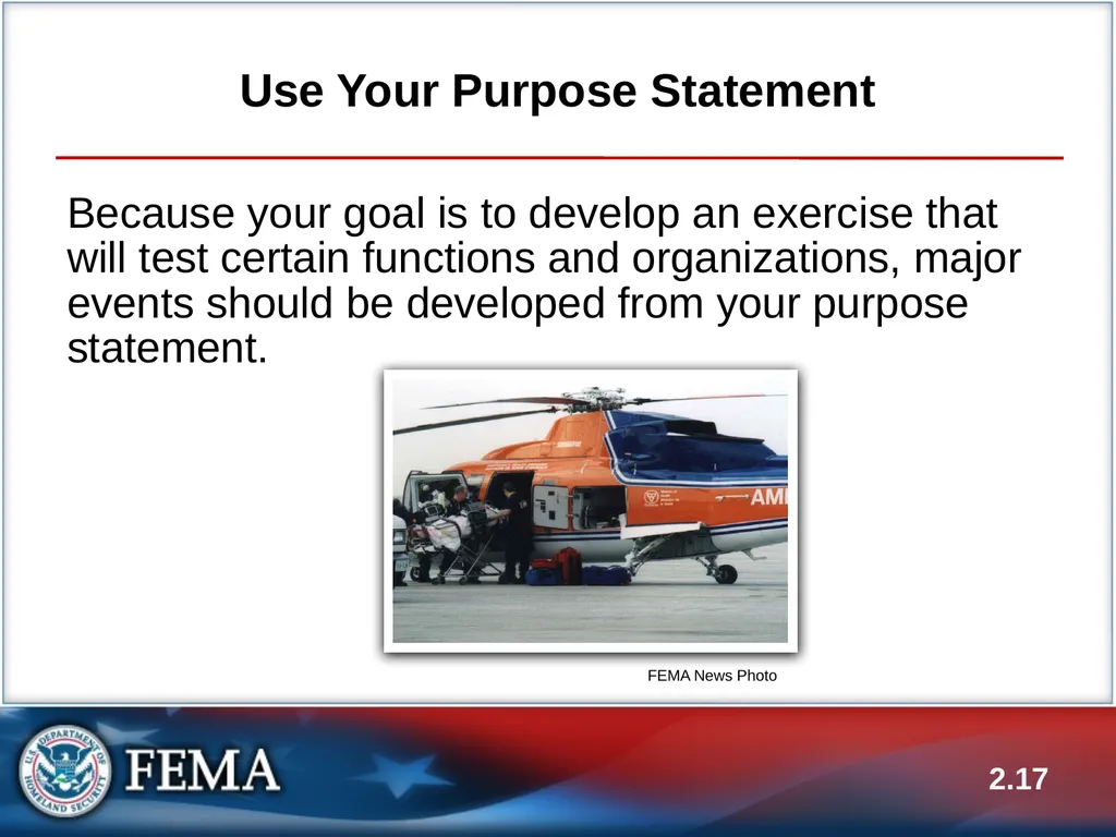 E133: OPERATIONS-BASED EXERCISE DESIGN AND - slide 17 of 71